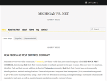 Tablet Screenshot of michiganpr.net